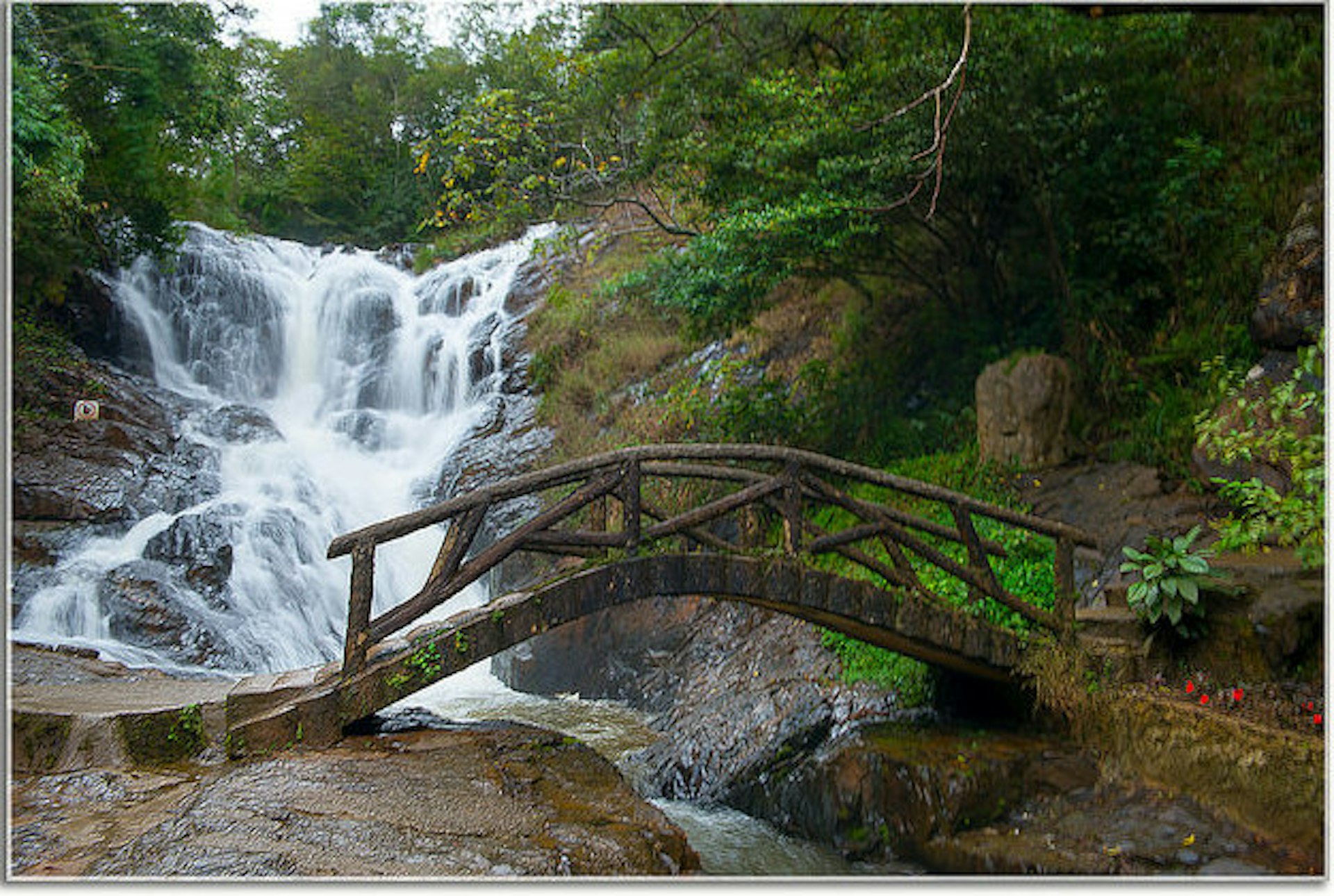 Datanla waterfall Vietnam.