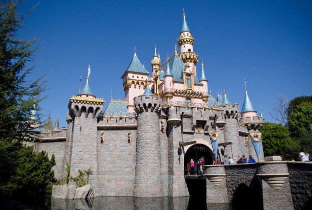 The Sleeping Beauty Castle in Disneyland.