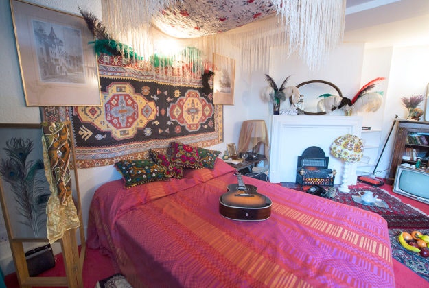 Jimi Hendrix's bedroom.