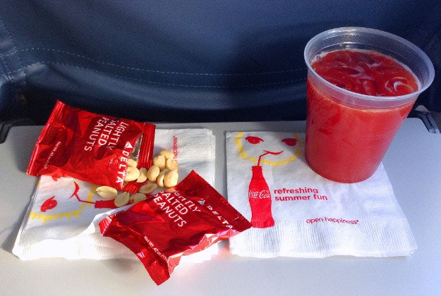 Airline snack. 