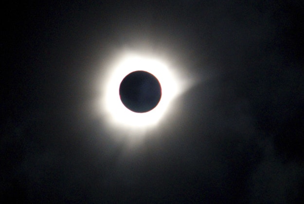 A total solar eclipse is seen in Luwuk, Central Sulawesi, Indonesia, Wednesday, March 9, 2016. A total solar eclipse was witnessed along a narrow path that stretched across Indonesia while in other parts of Asia a partial eclipse was visible.