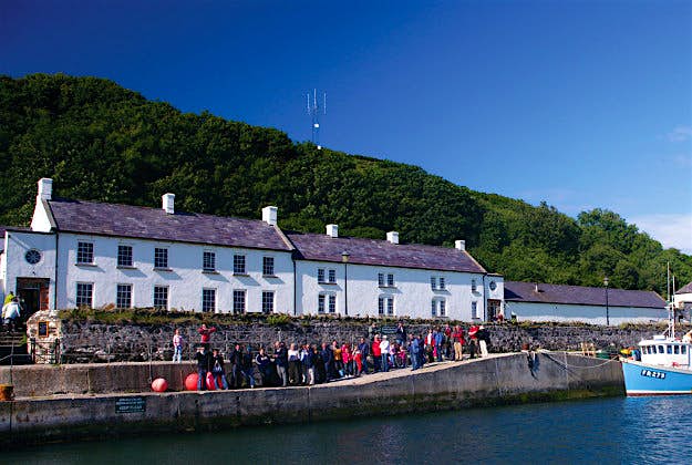Travel News - 20133_Rathlin_Island The Manor House on Rathlin Island, an island off the coast of County Antrim in Northern Ireland, and is the northernmost point of the region. Six miles from the mainland, Rathlin is the only inhabited offshore island in Northern Ireland, and is the most northerly inhabited island off the Irish coast. The L-shaped island is only 15 miles from the Mull of Kintyre and is one of Northern Ireland's Special Areas of Conservation due to it's large bird's colony.