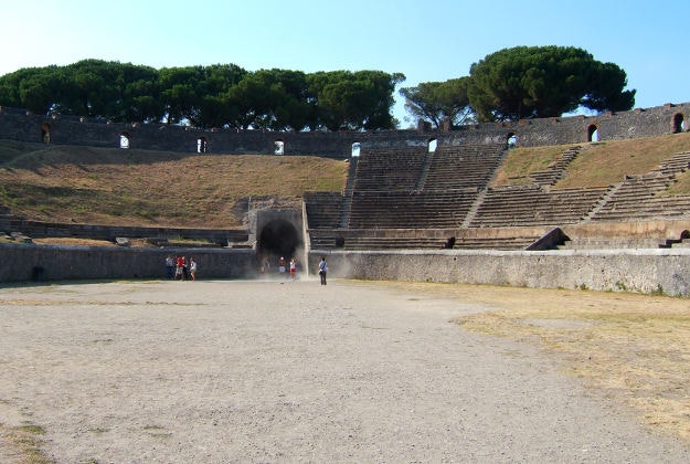 Pompeii's amphitheatre.