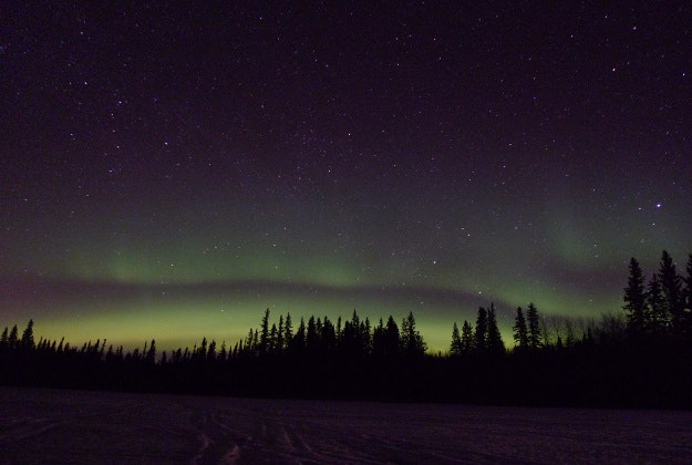 The Northern Lights over Alberta. 