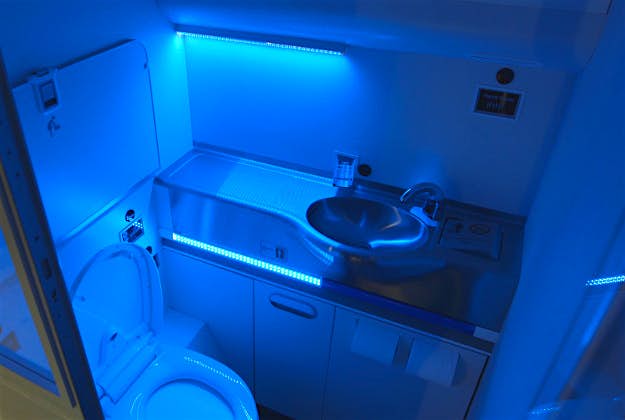 Travel News - boeing-toilet Boeing has come up with a design for a self-cleaning toilet