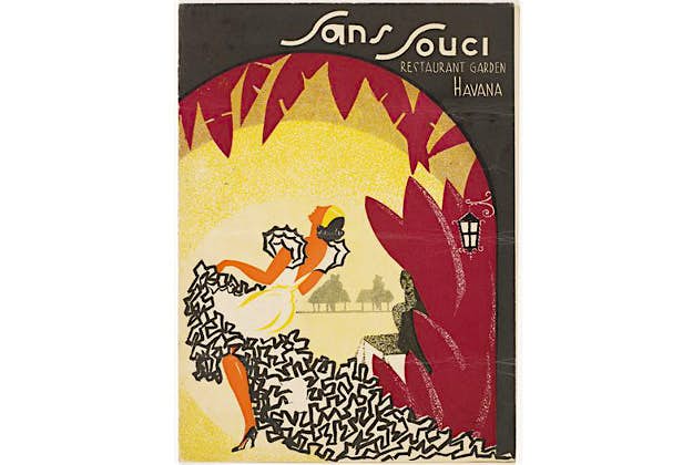Travel News - cuba3 Menu, Sans Souci Restaurant Garden, Havana, c. 1950 Ucar, Garcia y Cia, Havana, Cuba, publisher Offset lithograph