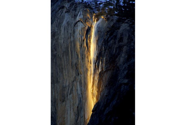 Horsetail Fall Firefall in Yosemite National Park.