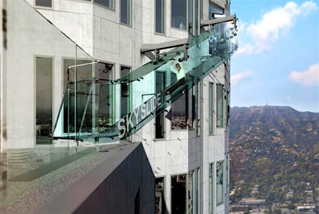 Travel News - glassslide An artist's impression of how the "Skyslide" will appear