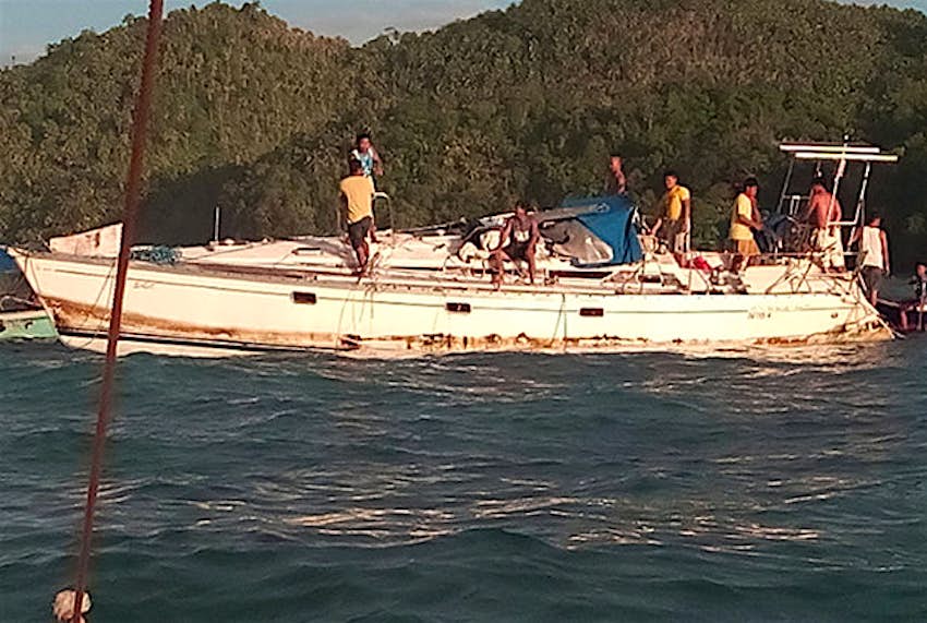 Travel News - image 1 Philippines coast guard inspect the yacht where a mummy is thought to have been found
