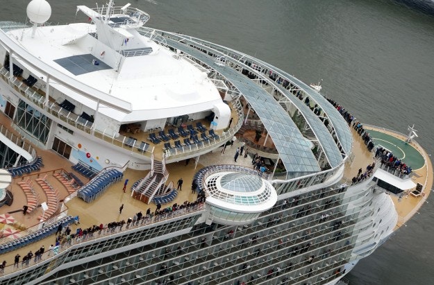 Royal Caribbean cruise ship 'Oasis of the Seas'.