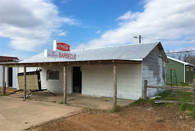 Travel News - chainsaw The Last Chance gas station being restored