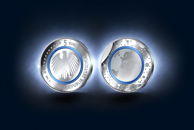 New five Euro coin design. 