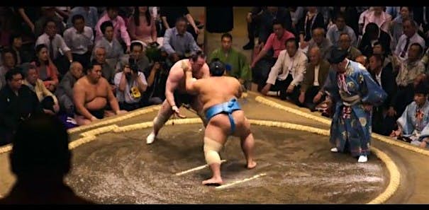 Travel News - japan 3 Sumo wrestlers captured in the footage