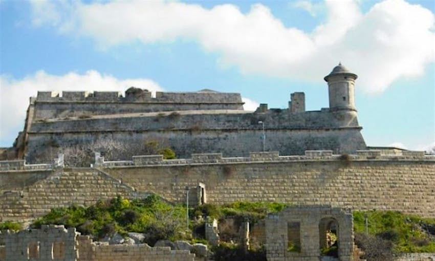 Travel News - malta2 The fort was damaged in World War II