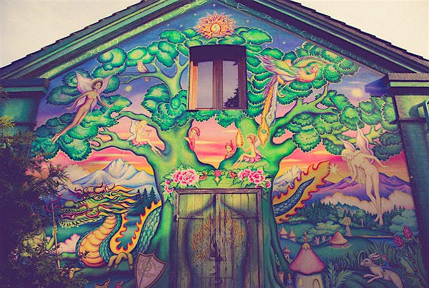 Travel News - Christiania, Tony Webster Christiania mural.