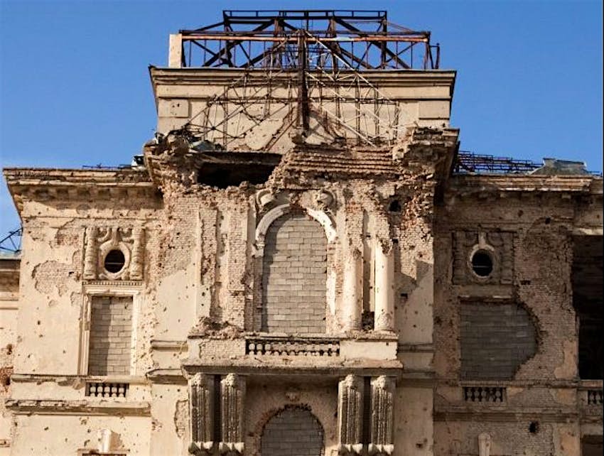 Travel News - Darul Aman Palace. Kabul, Kabul, Afghanistan, Central Asia, Asia