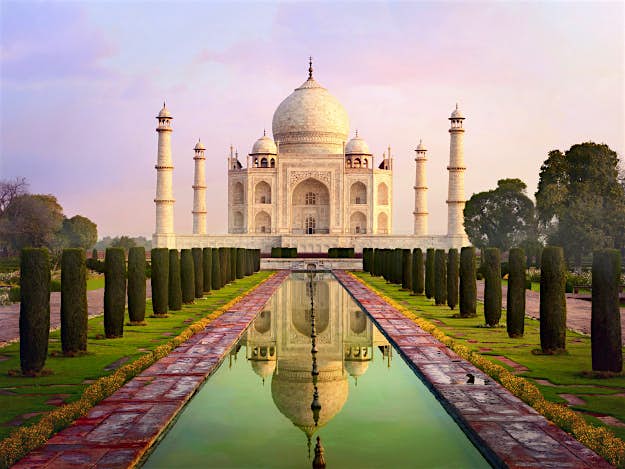 Travel News - GettyRF_494057771 The Taj Mahal.