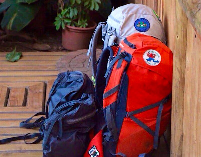 Travel News - IMG_1644 The backpacks that were taken from Thomas Lagreve and Vincent Baud: Image
