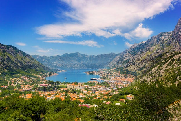 Bay of Kotor, Montenegro.