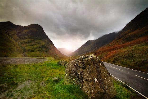 Travel News - Road 3 Lush Green Landscape of Scotland