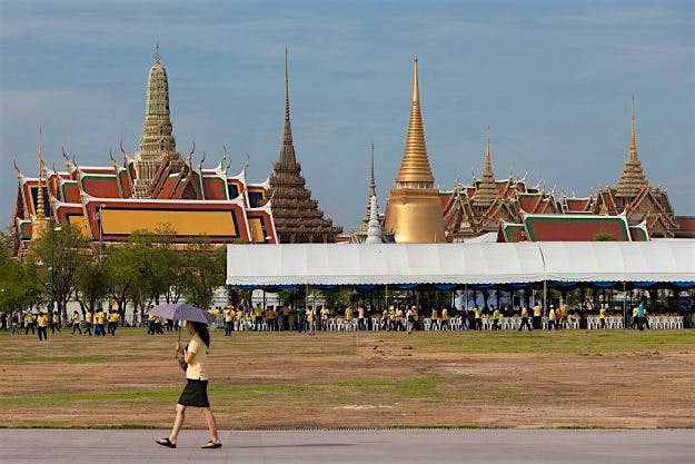 Travel News - Thailand's King Bhumibol marks 70 years on the throne Thais gather in Bangkok's Sanam Luang field to take part in celebrations marking the 70th anniversary of King Bhumibol's ascension to the throne