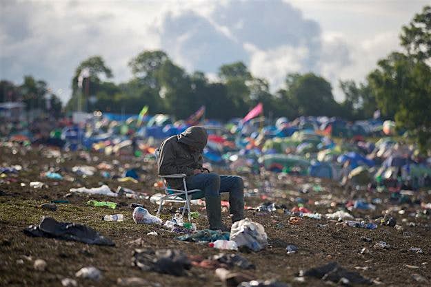 Travel News - Clear-Up Begins After The Glastonbury Festival The clear up begins at the Glastonbury Festival