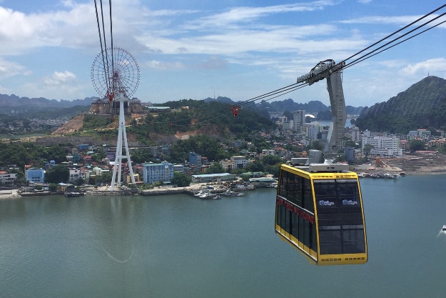 The Ha Long Queen Cable Car. 