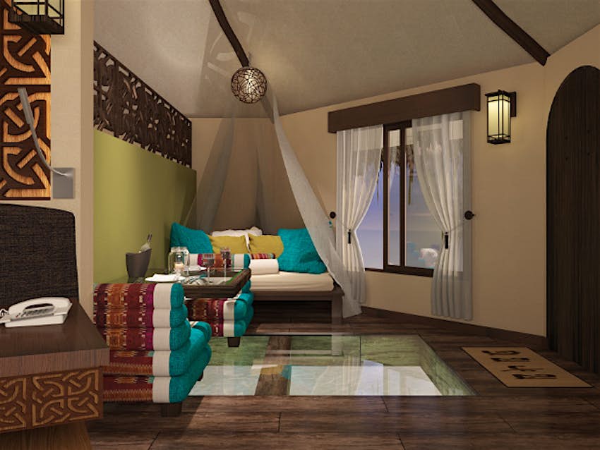 Travel News - Estancia Interior of Palafitos at El Dorado Maroma.