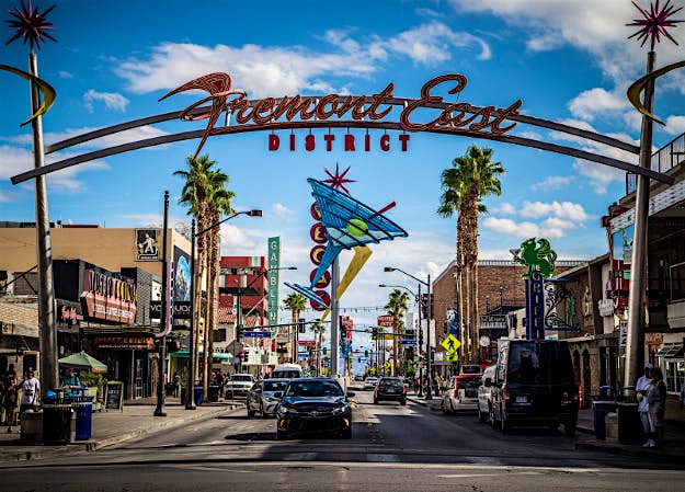 Travel News - Las Vegas Fremont Street in Las Vegas, Nevada, USA.