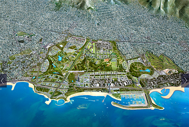 Travel News - helle2 An artist's impression of how the abandoned airport could be turned into a major coastal development in Athens
