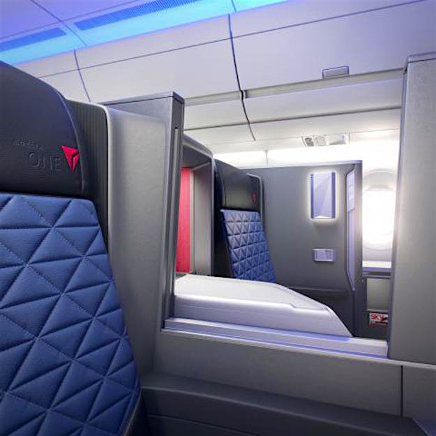 Travel News - DELTA_A350_D1_CAM22_NYT The new Delta One suite.