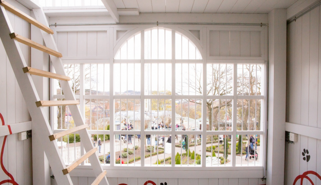 Interior view of the Liseberg palace.