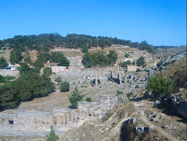 Travel News - Amphitheatre at Cyrene, Libya. Image: Gareth Sears, University of Birmingham