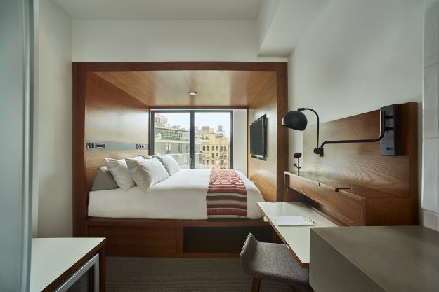 A room in the new Arlo hotel.