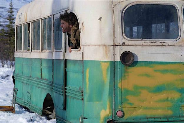 Travel News - itw1 A still from the film Into The Wild featuring Emile Hirsch as Christopher McCandless.