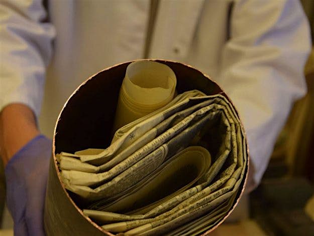 Travel News - timecap1 The time capsule dates back to 1935.