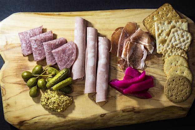 Travel News - 29672436183_f706f2c2b1_k A charcuterie selection for Blu2o at Terminal 6.