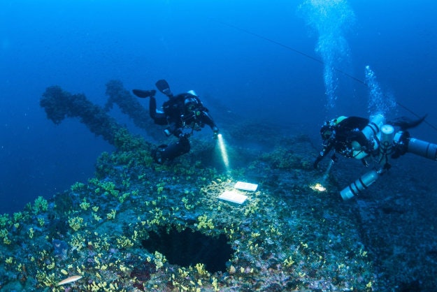 Locals hope to turn the Britannic into a diving attraction.