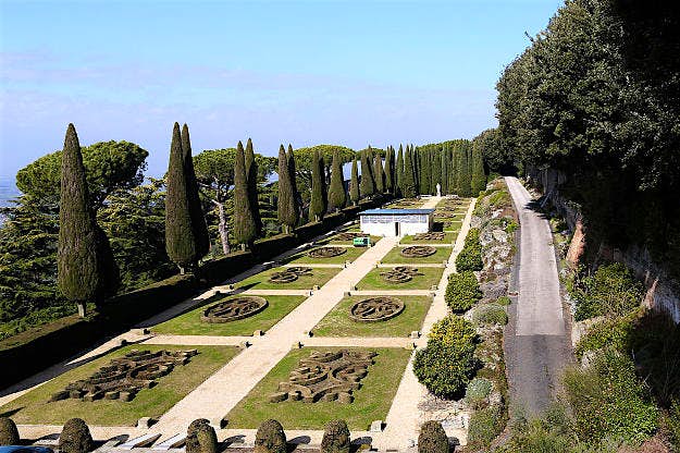 Travel News - gardenscastelgandalfo The gardens of Castel Gandalfo.