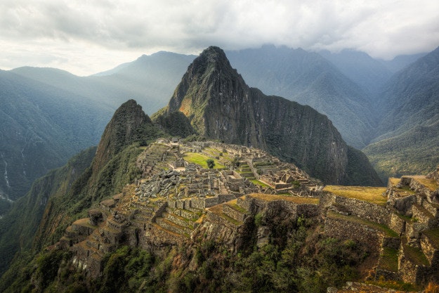 Machu Picchu in Peru.
