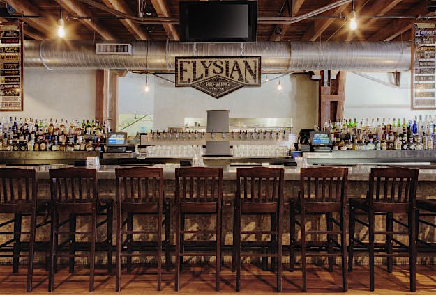 Travel News - GettyImages-482137683 Elysian Brewing in Seattle.