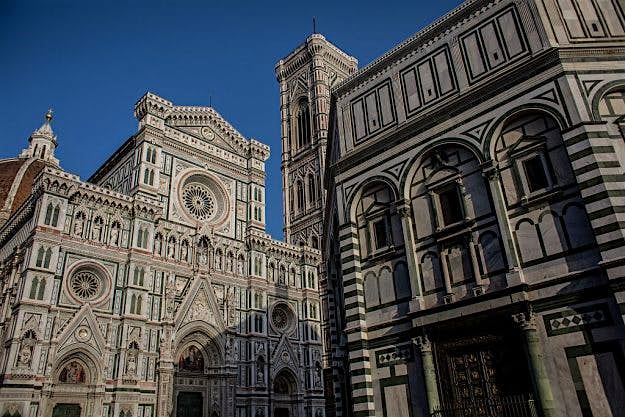 Travel News - Florence The Baptistery of St. John and the Santa Maria del Fiore Cathedral.