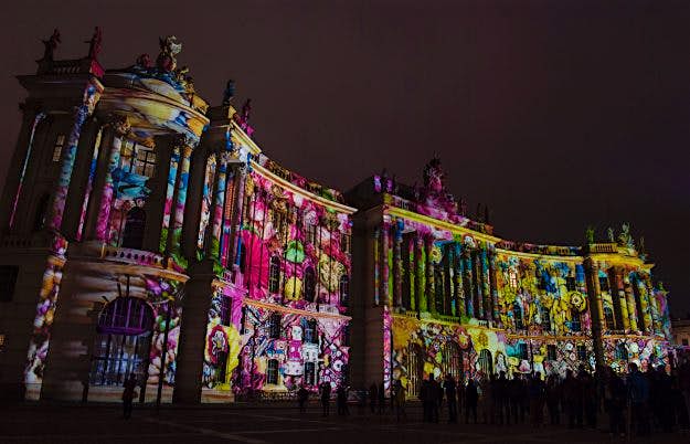 Travel News - GERMANY-ART-FESTIVAL-LANDMARK Festival of Lights Berlin