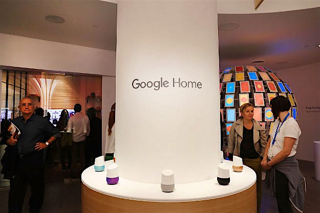 Travel News - <> on October 20, 2016 in New York City. People visit the new Google pop-up shop in the SoHo.