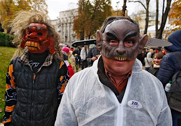 Travel News - Zombie Halloween Parade 2016 in Kiev Zombie Halloween Parade 2016