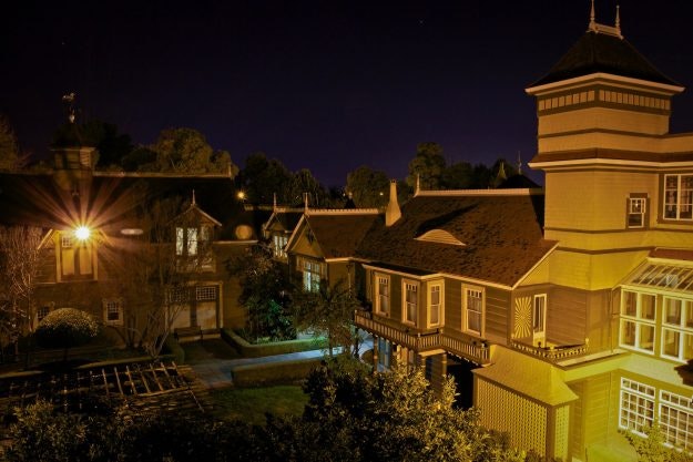 The Central Couryard of the Winchester Mystery House.