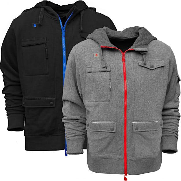 Travel News - smoke_and_black The hoodie in black and blue and smoke and fire