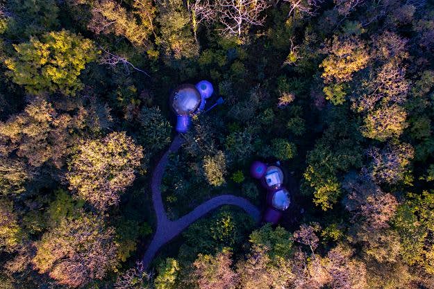 Travel News - dji_0043-edit The seven domes are among other accommodation types on offer at the site.