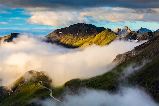 Travel News - _G165384 A view of Grossglockner High Alpine Road, which from Bruck, Salzburg, to Heiligenblut, Carinthia. Image: Mikołaj Gospodarek