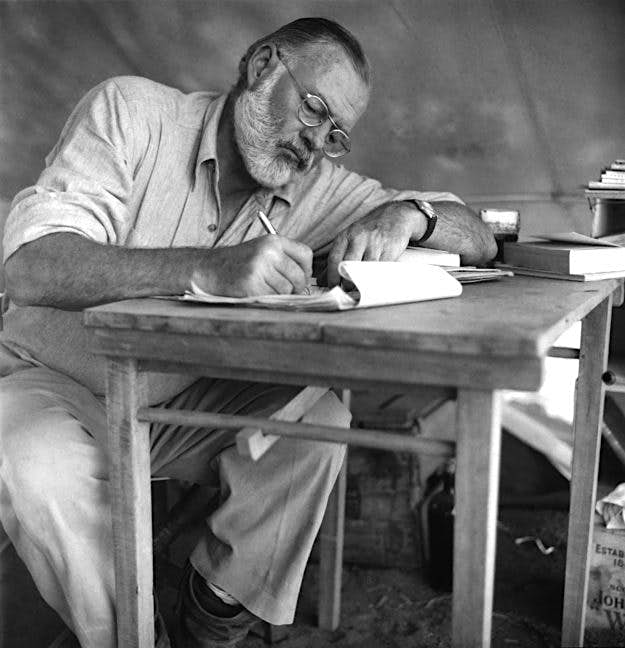 Travel News - Hemingway On Safari American writer Ernest Hemingway used to spend time on the veranda of The Snapdragon Inn in Vermont, when it was the former residence of Maxwell Perkins. Image: Earl Theisen/Getty Images